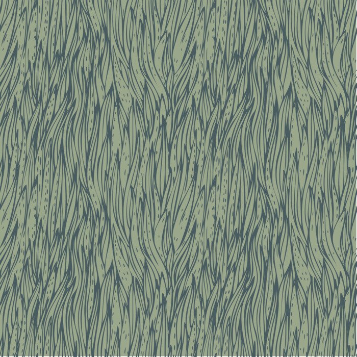 Tapete Retro-Gras in einem grau-grünen Farbton
