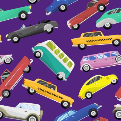 Tapete Retro, Jahrgang, Old Style, Auto, Vektor, Fahrzeug, Automobil, exklusiven, Geschwindigkeit, Sport, Transport, Antik, Garage, klassisch, Auto, illseamless, Muster, Hintergrund,