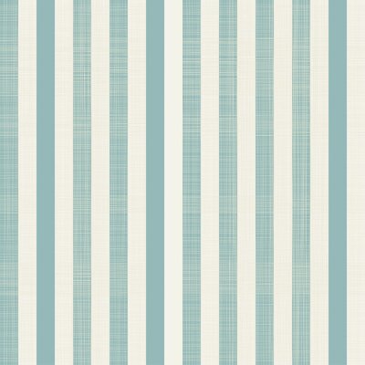 Tapete Retro-Motiv mit blau-weißen Streifen