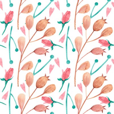 Tapete Romantische Botanik