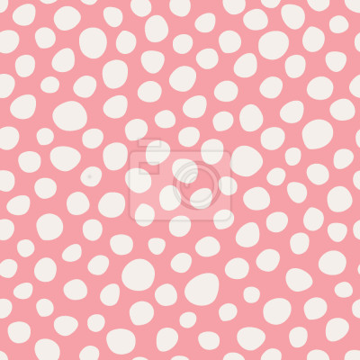 Tapete Rosa Muster mit unregelmäßigen Puderpunkten