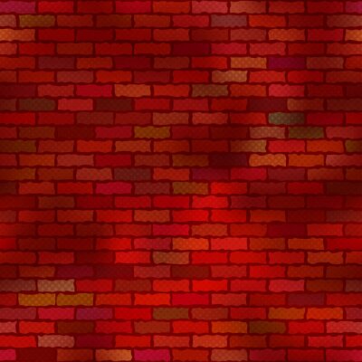 Rote Ziegelmauer