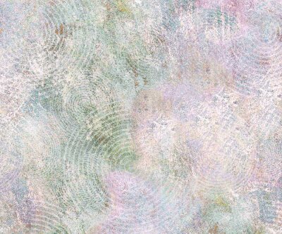 Runde Texturen an der Wand