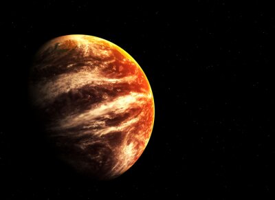 Satellit zwischen Planeten