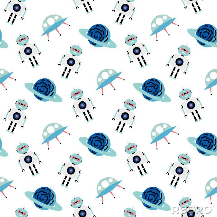 Tapete Saturn-Außerirdische