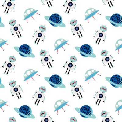 Tapete Saturn-Außerirdische