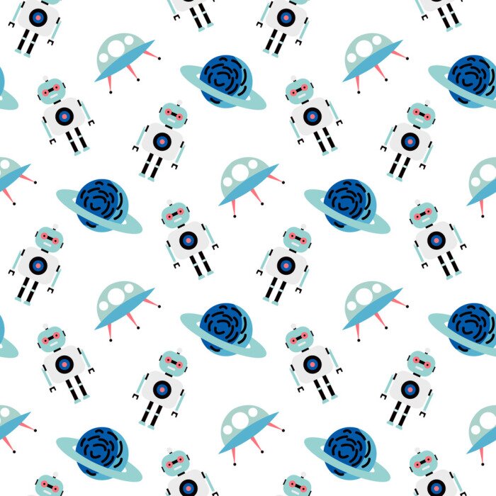 Tapete Saturn-Außerirdische