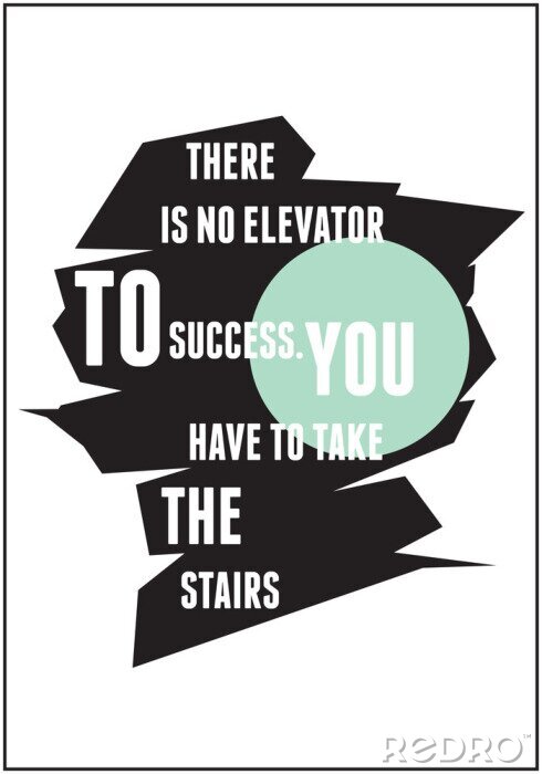 Tapete Satz über keine Kurzwege zum Erfolg