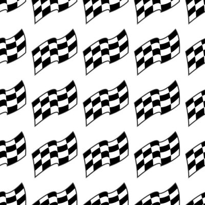 Tapete Schachbrettmuster der Formel 1