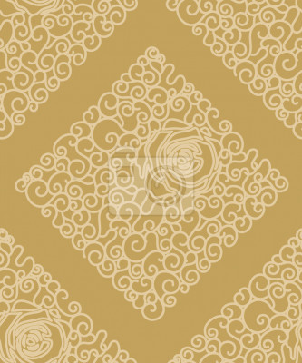 Tapete Schlafende Schönheiten Gold