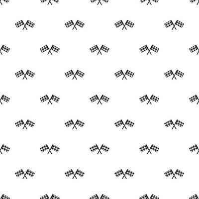 Tapete Schwarz-weiße Fahnen