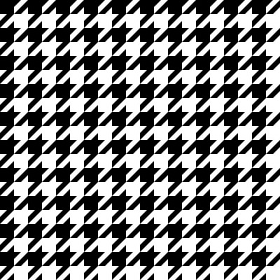 Schwarz-weißes Pepitamuster