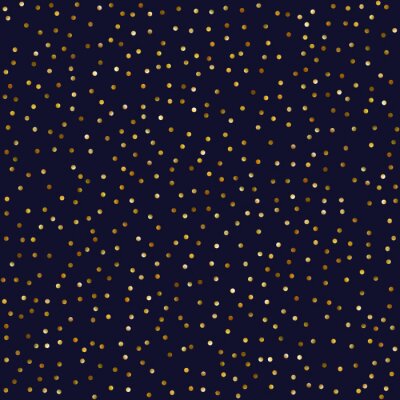 Tapete Schwarzes Muster mit Punkten in heller Farbe