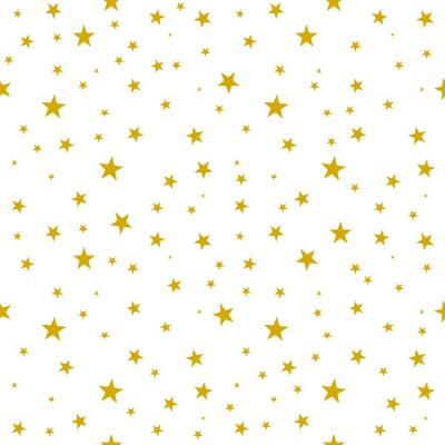 Tapete seamless background with stars pattern gold yellow yellow