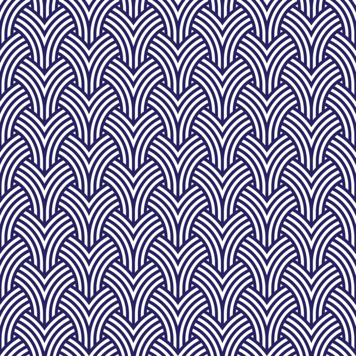 Tapete Seamless Japanese decorative pattern background