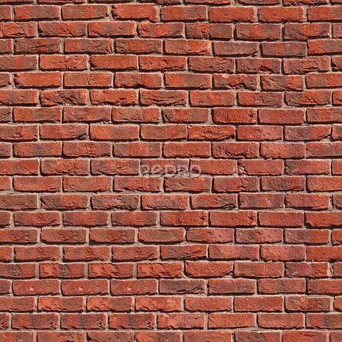 Tapete Seamless tile pattern eines Tons brickwall