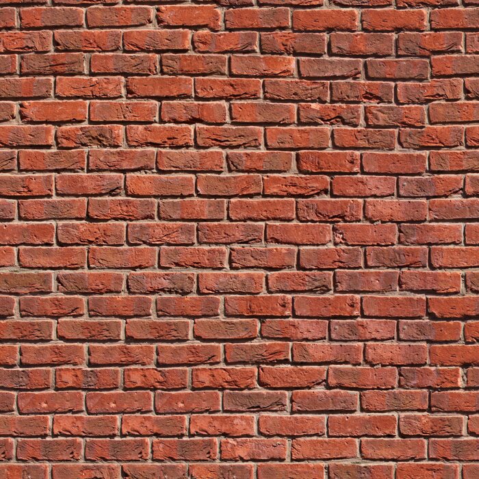 Tapete Seamless tile pattern eines Tons brickwall