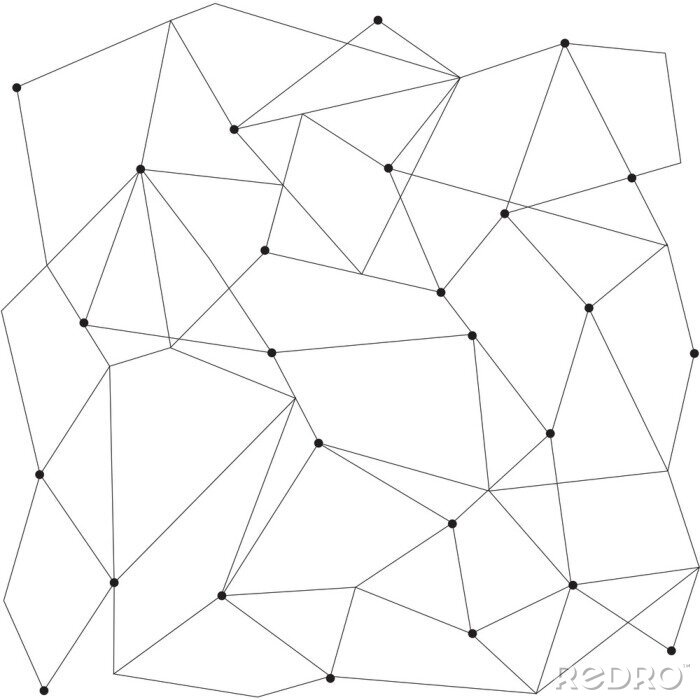 Tapete Skandinavisches geometrisches modernes Muster