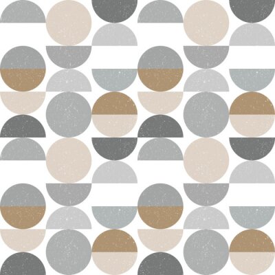 Tapete Skandinavisches geometrisches Retro-Design