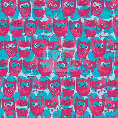 Tapete So lustige Eulen