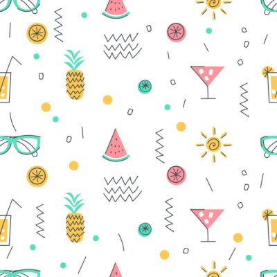 Tapete Sommer Muster