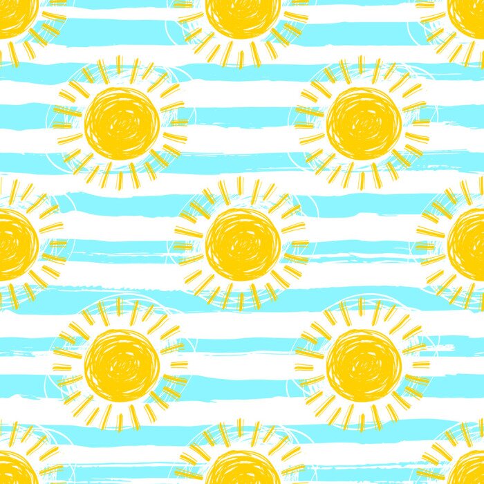 Tapete Sonnenuntergang über dem Sommermeer