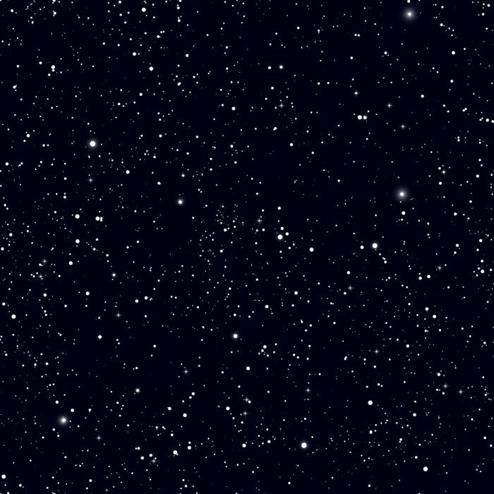 Tapete Space mit Sternen Vektor Hintergrund. Galaxie und Planeten im Kosmos-Muster