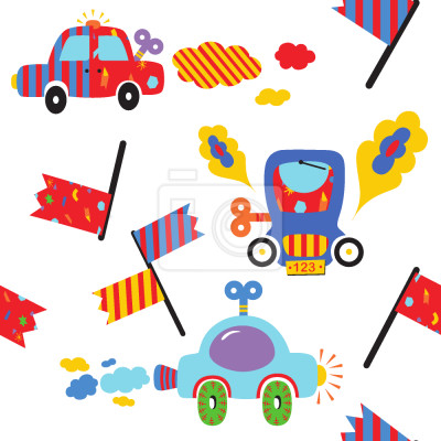 Tapete Spielzeugautos