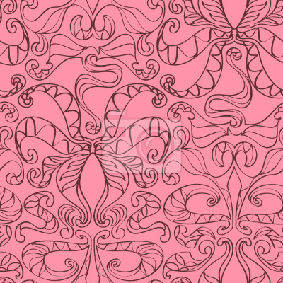 Tapete Spirituelle Schleifen Pink