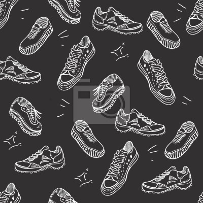 Tapete Sportliche Schuhe