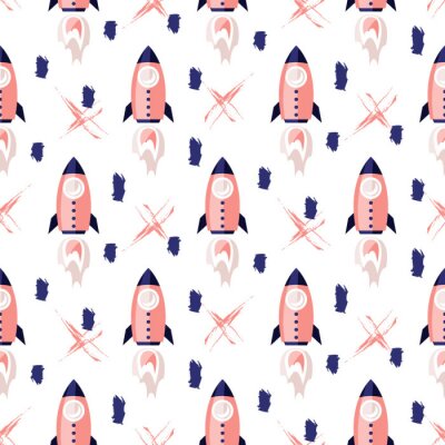 Tapete Start einer Weltraumrakete