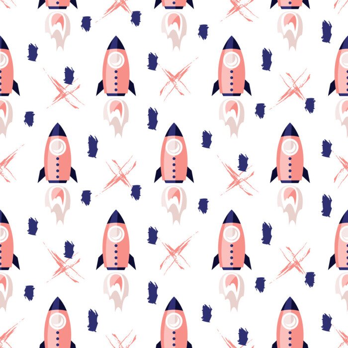 Tapete Start einer Weltraumrakete