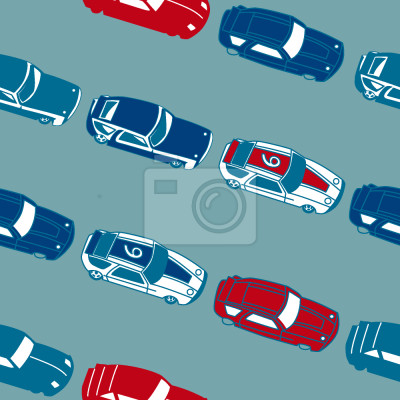 Tapete Streichholzschachtelwagen