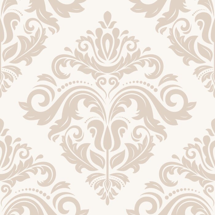 Tapete Subtiles ornamentales Muster