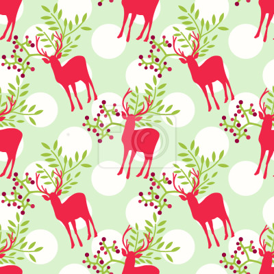 Tapete Süße Hirsche