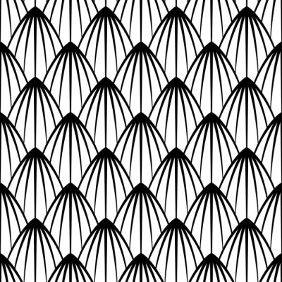 Tapete Symmetrisches Bergmotiv