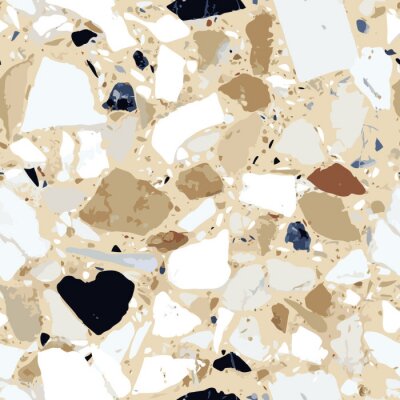 Tapete Terrazzo als modernes Design