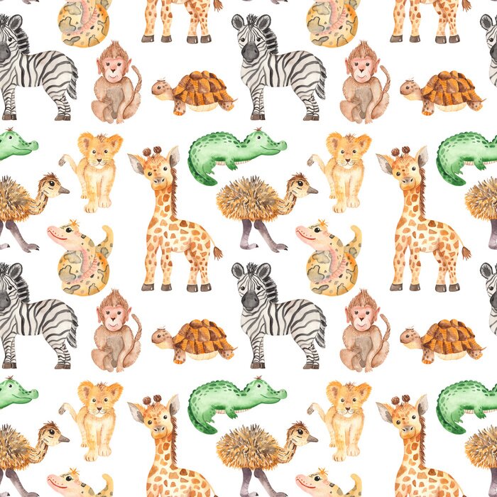 Tapete Tiere Afrika kleine