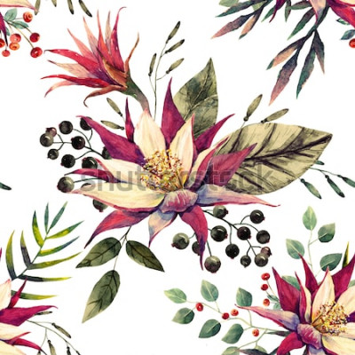 Tapete Tropische Blumen