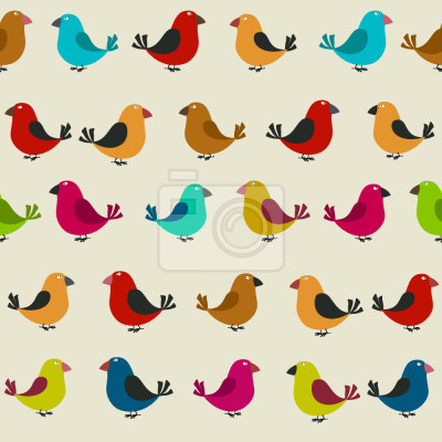 Tapete Tweeting Vögel