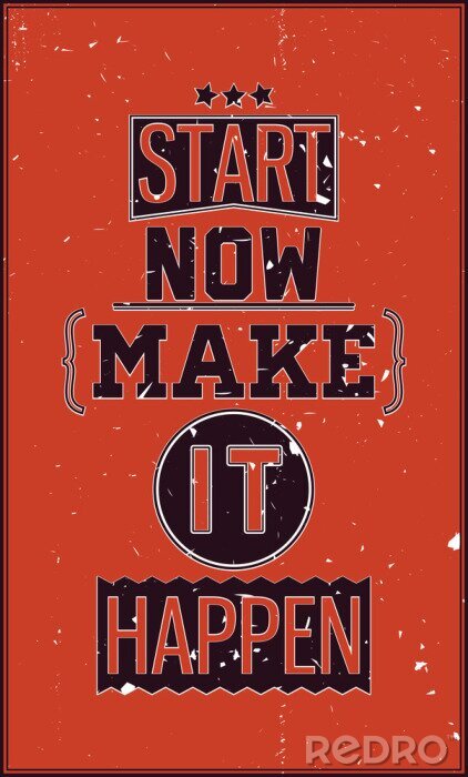 Tapete Typografischer Grunge-Effekt