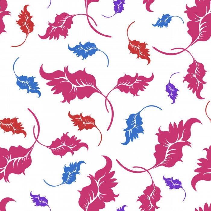 Tapete Ungewöhnliche Blattformen