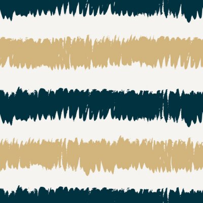 Tapete Unregelmäßiges Muster mit Streifen in zwei Farben