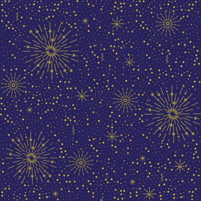 Tapete Vector buntes festliches nahtloses Muster für Feiertage