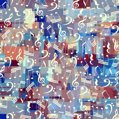 Tapete Vector image with imitation of grunge datamoshing texture.