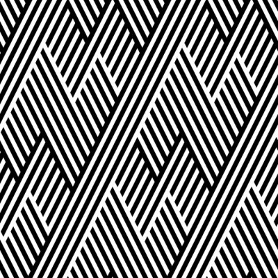 Vektor nahtlose Beschaffenheit. Geometrische abstrakten Hintergrund. Monochrome wiederholte Muster von gestrichelten Linien.
