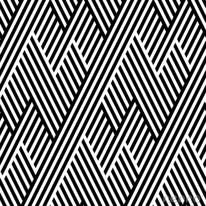 Tapete Vektor nahtlose Beschaffenheit. Geometrische abstrakten Hintergrund. Monochrome wiederholte Muster von gestrichelten Linien.