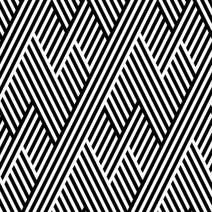 Tapete Vektor nahtlose Beschaffenheit. Geometrische abstrakten Hintergrund. Monochrome wiederholte Muster von gestrichelten Linien.