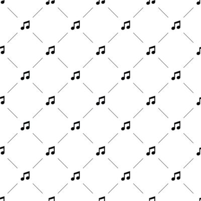 Tapete Vektor nahtlose Muster, Musik
