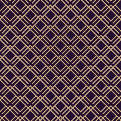 Tapete Vektor nahtloses Muster. Moderne stilvolle Textur. Wiederholen des geometrischen Hintergrunds. Lineares Grafikdesign